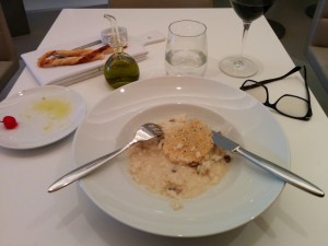 Risotto at the Wright in the Guggenheim on Manhattan