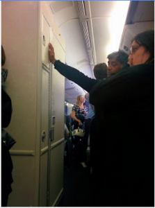 United Airlines Bathroom Line 777 Economy/Economy plus