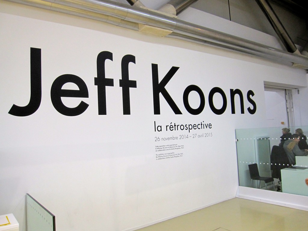 Jeff Koons at the Centre Pompidou November 26 2014 - April 27 2015 