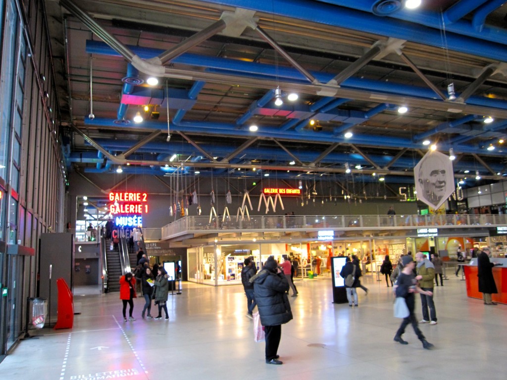 Entrance Hall at Centre Pompidou