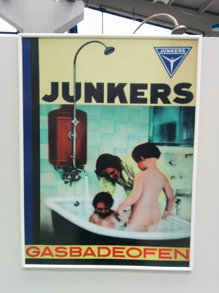 Junkers water heater poster