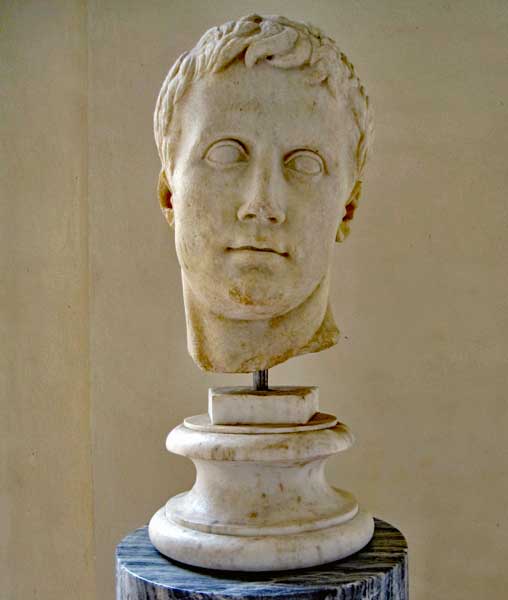 Bust of Gaius Octavius, before he became Augustus, the first Roman Emperor