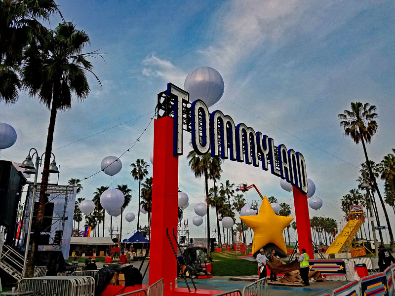 Tommyland in Venice at the Boardwalk and end of Windward Avenue