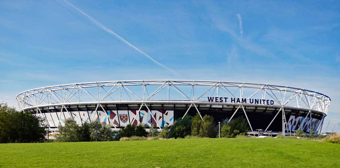 London Stadium, formerly known as the Olympic Stadium, is now home to the football team West Bromwich.