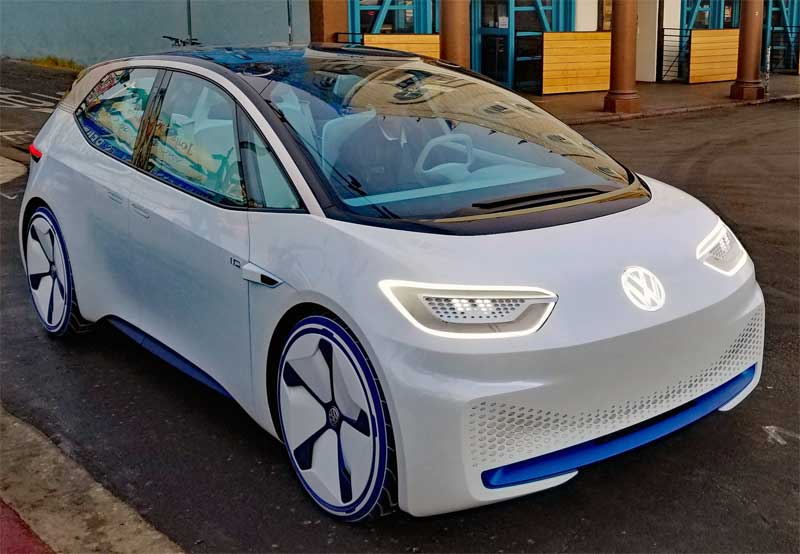 Futuristic looking VW spotted on Windward this morning