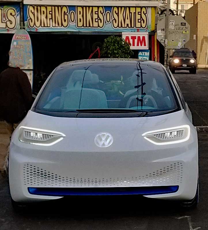 VW Concept ID sedan from the front