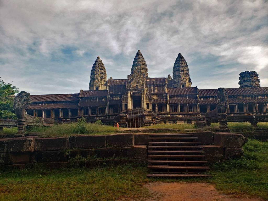 Angkor Wat from the South side of the temple.