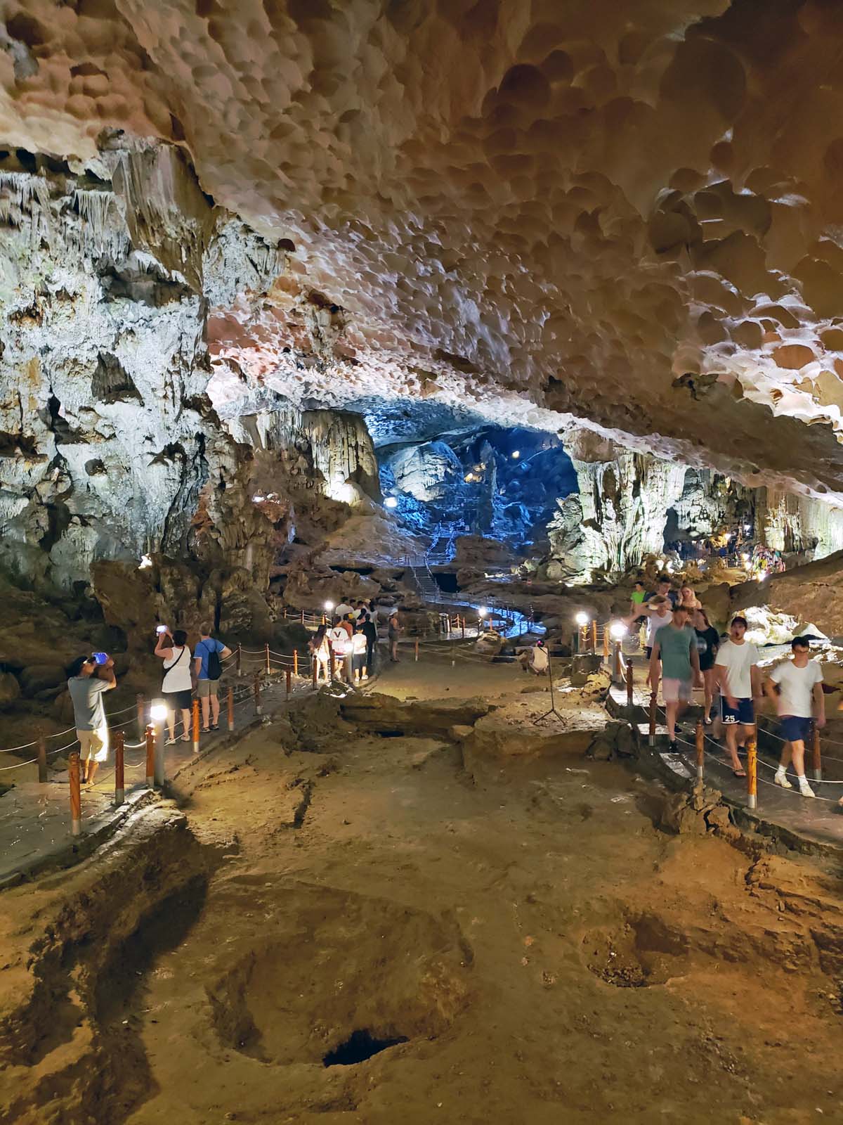 The big cave hall.